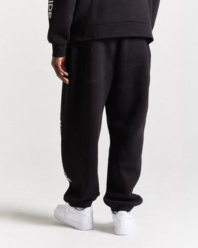 Vertigo Oversized Joggers - Black/Grey/Pink