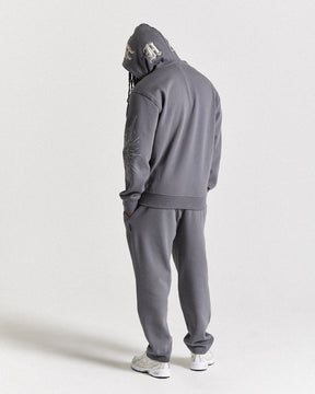 Spectral Oversized Joggers - Grey/Cream