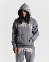 Spectral Oversized Hoodie - Grey/Cream