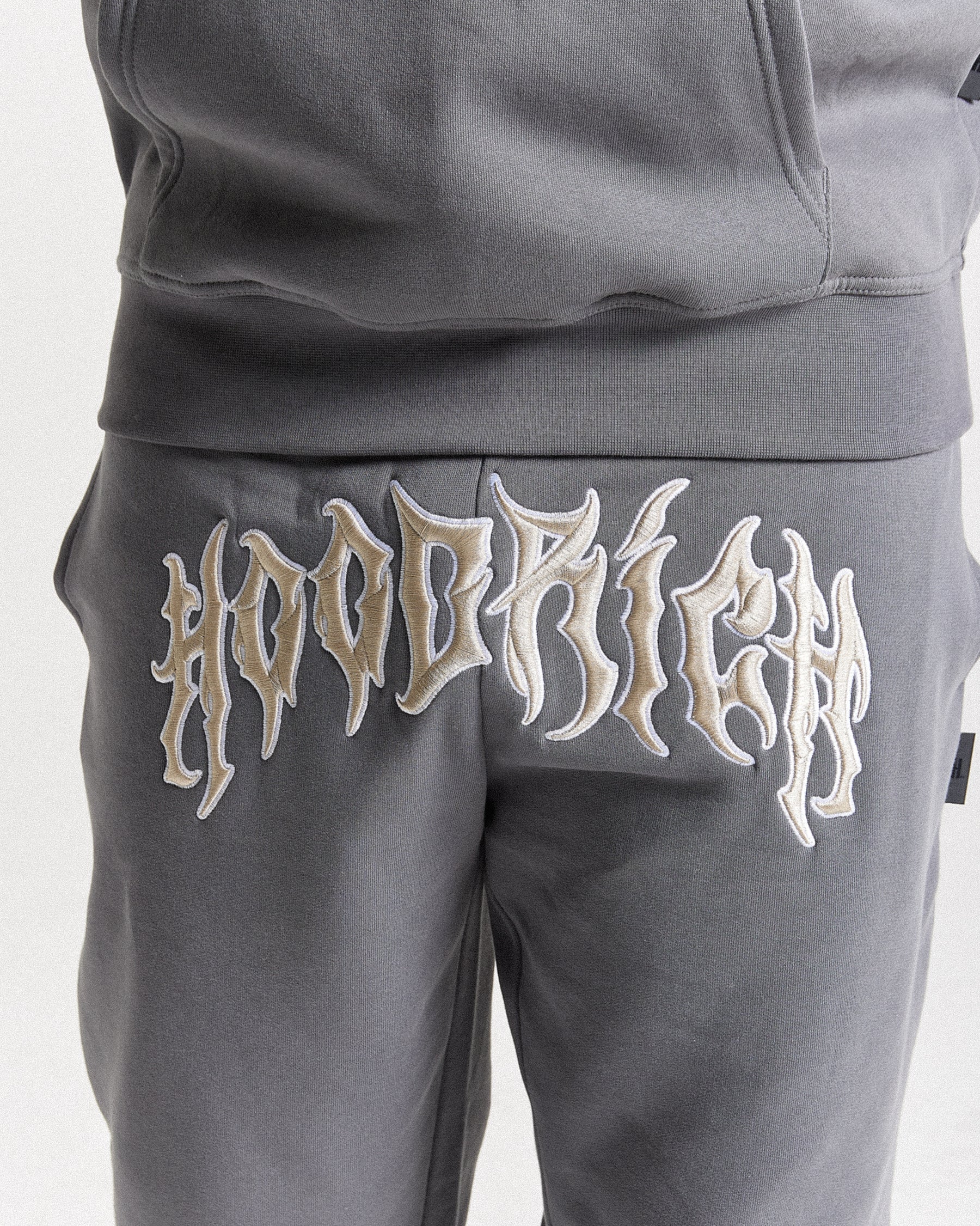 Spectral Oversized Joggers - Grey/Cream