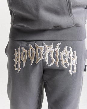Spectral Oversized Joggers - Grey/Cream