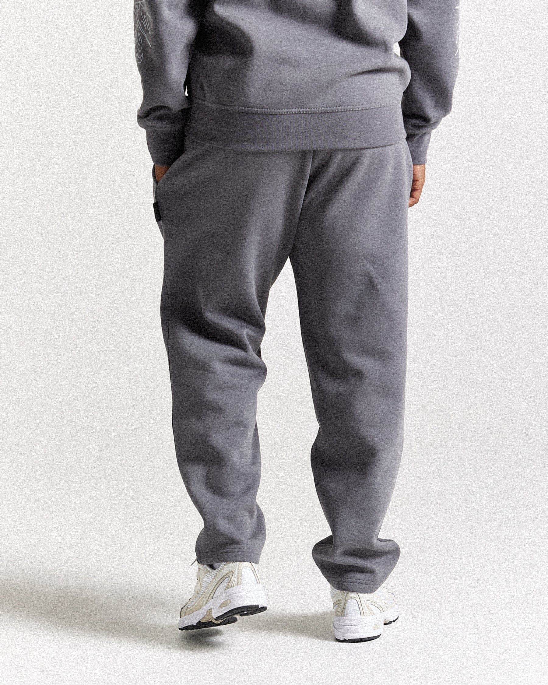 Spectral Oversized Joggers - Grey/Cream