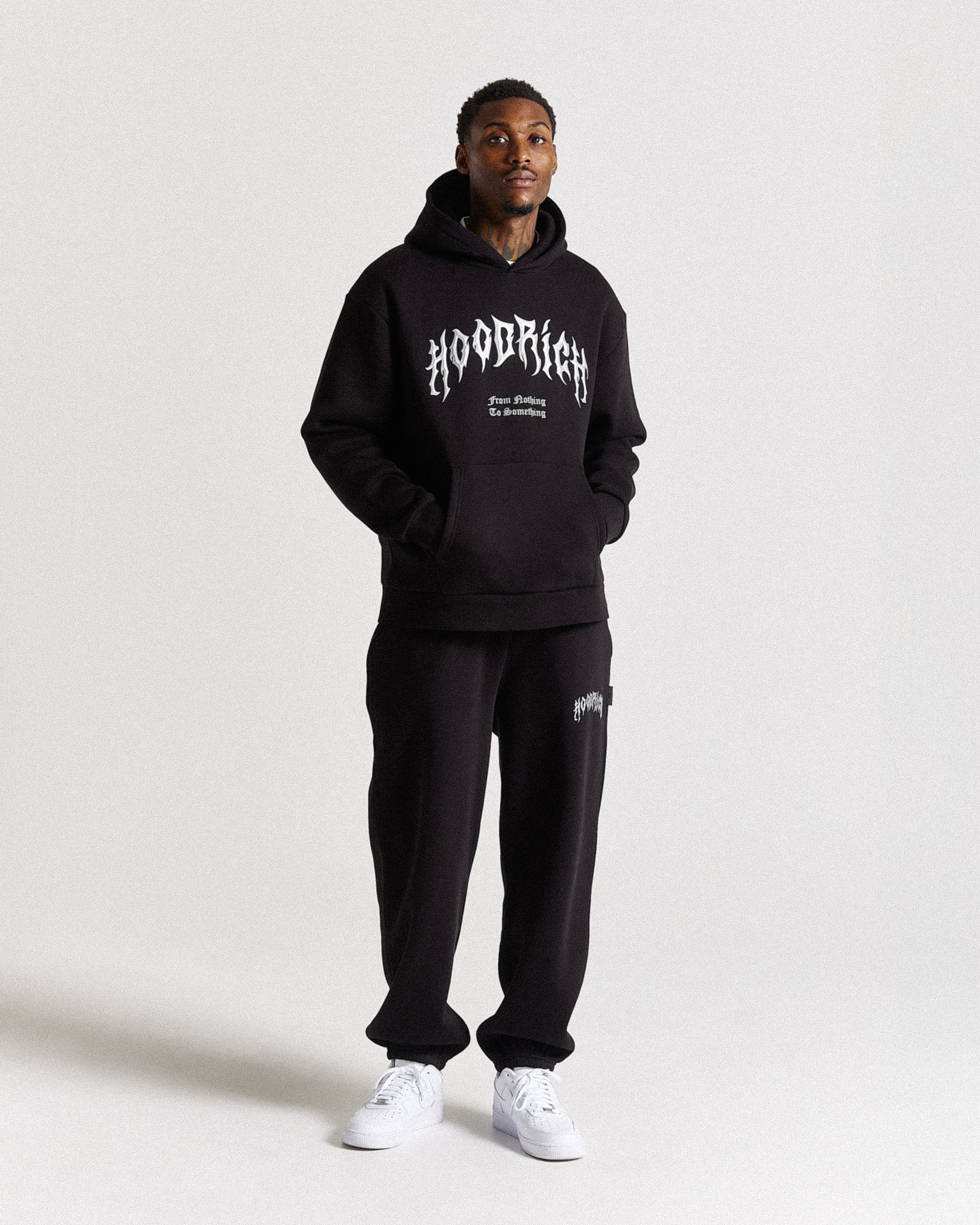 Midnight Oversized Hoodie - Black/Chromatic