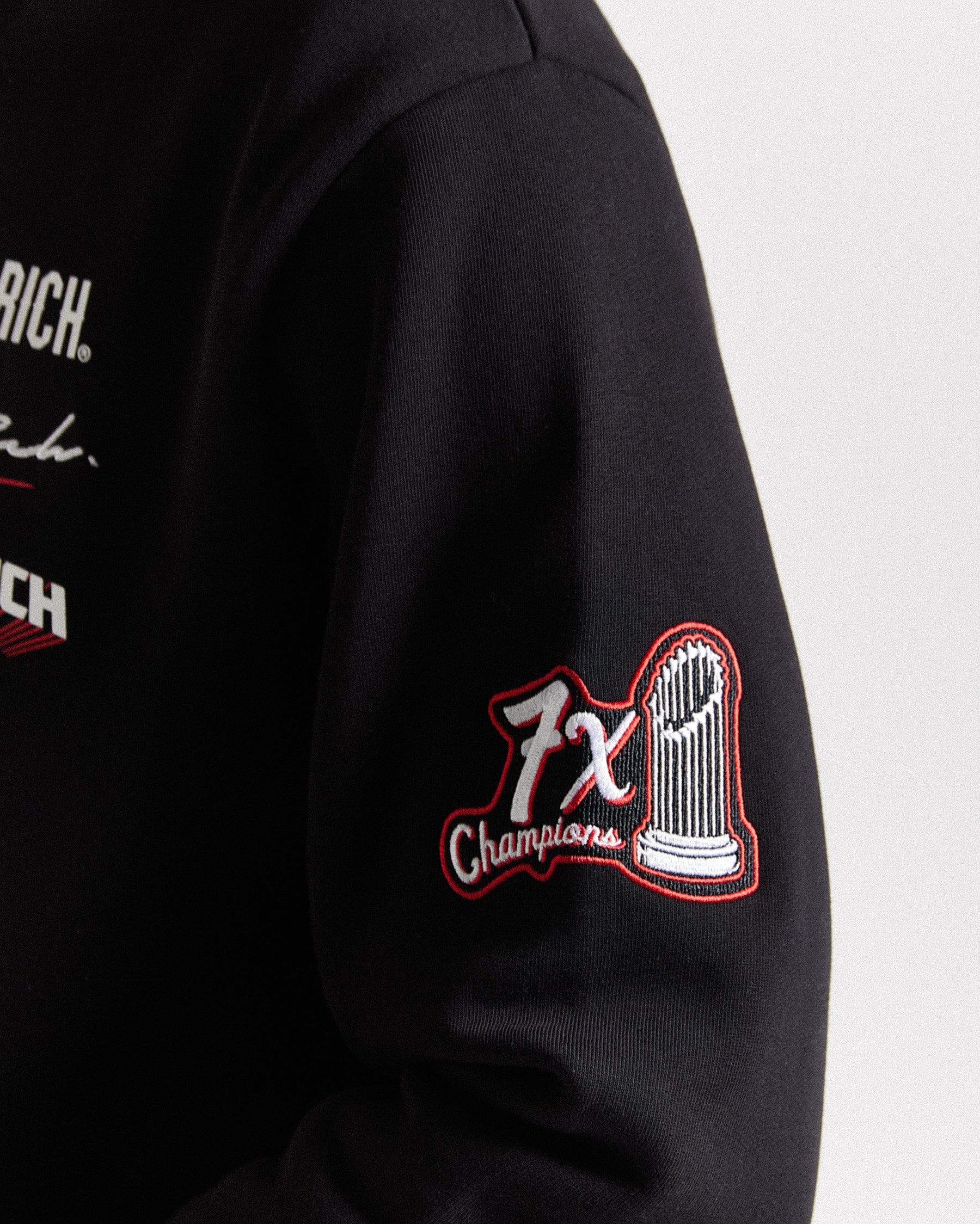 Stadium Hoodie - Black/White/Red