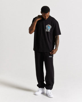 Your Luck Oversized T-Shirt - Black/Grey/Blue