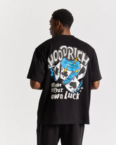 Your Luck Oversized T-Shirt - Black/Grey/Blue