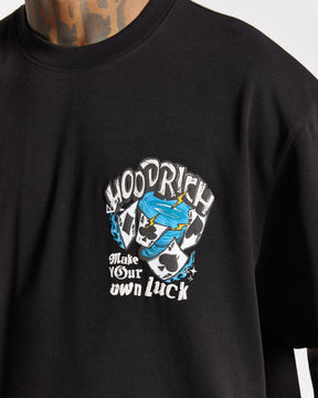 Your Luck Oversized T-Shirt - Black/Grey/Blue