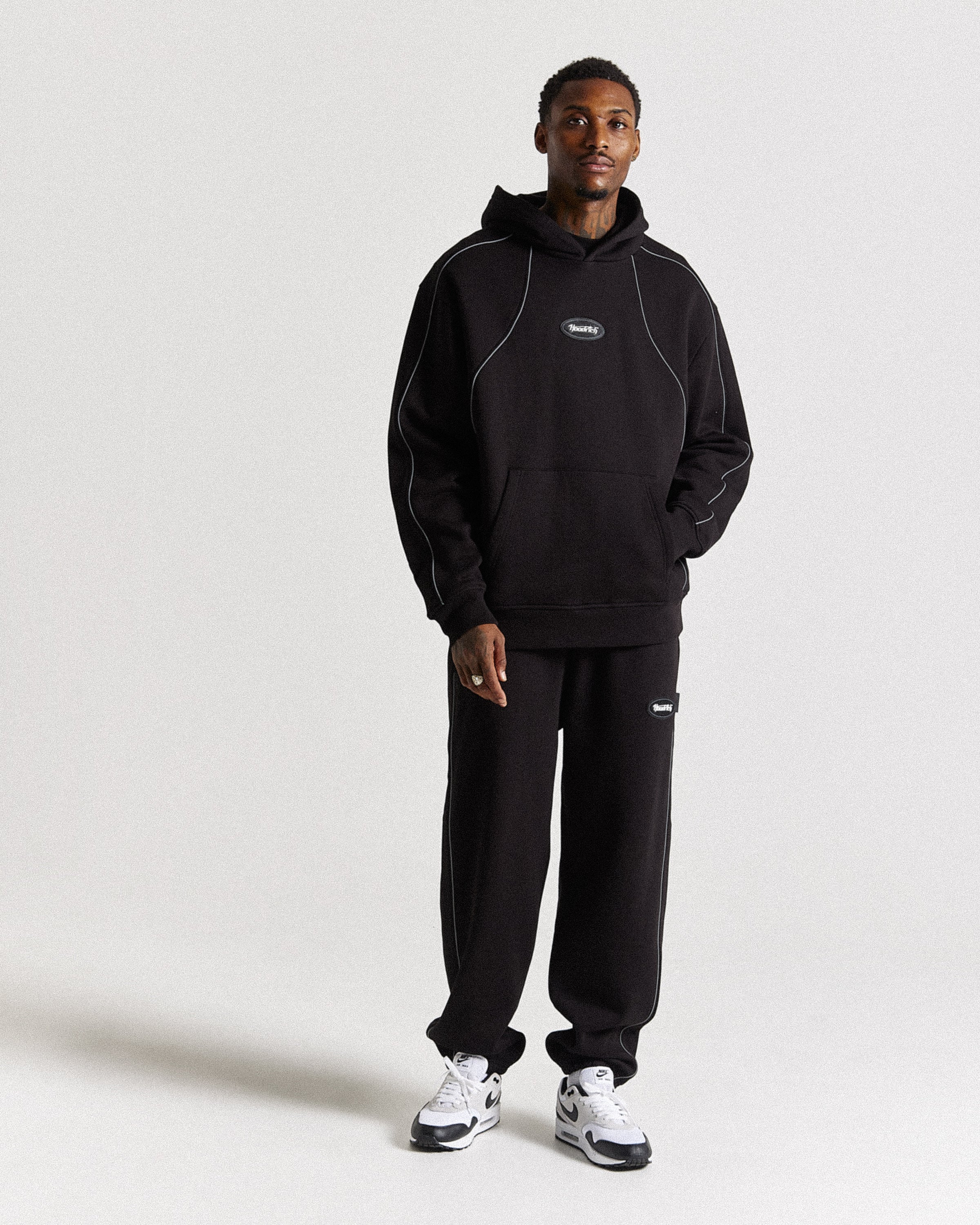 Cypher Oversized Jogger - Black/Reflective
