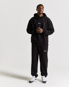 Cypher Oversized Hoodie - Black/Reflective