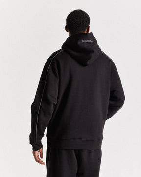 Cypher Oversized Hoodie - Black/Reflective