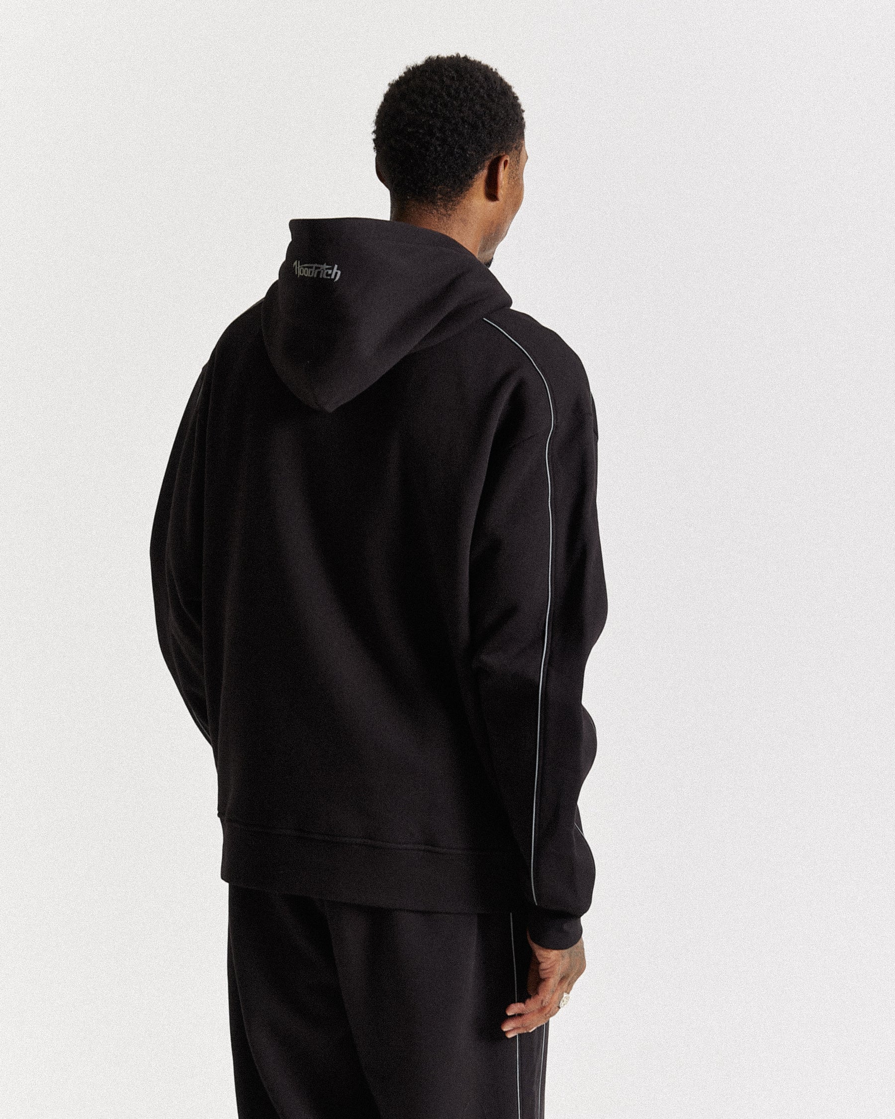 Cypher Oversized Hoodie - Black/Reflective