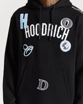 Pacific Hoodie - Black/White/Grey/Blue