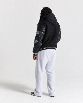 Vertigo Varsity Jacket - Black/Grey