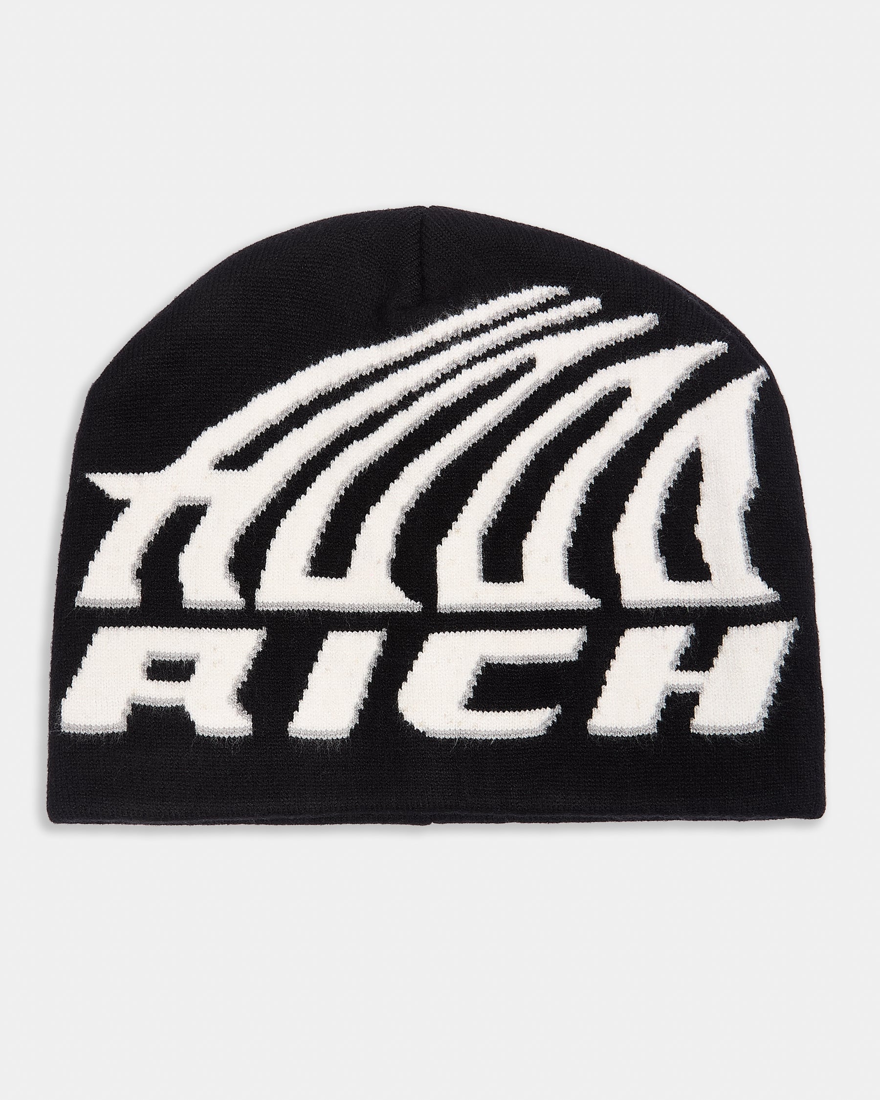 Chroma Skull Beanie - Black/White