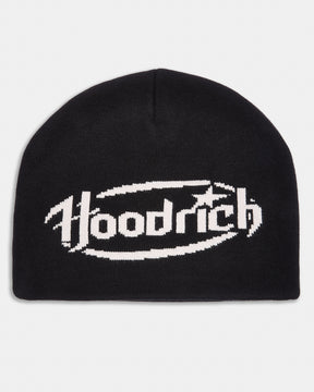 Curve Skull Beanie - Black/White