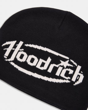 Curve Skull Beanie - Black/White