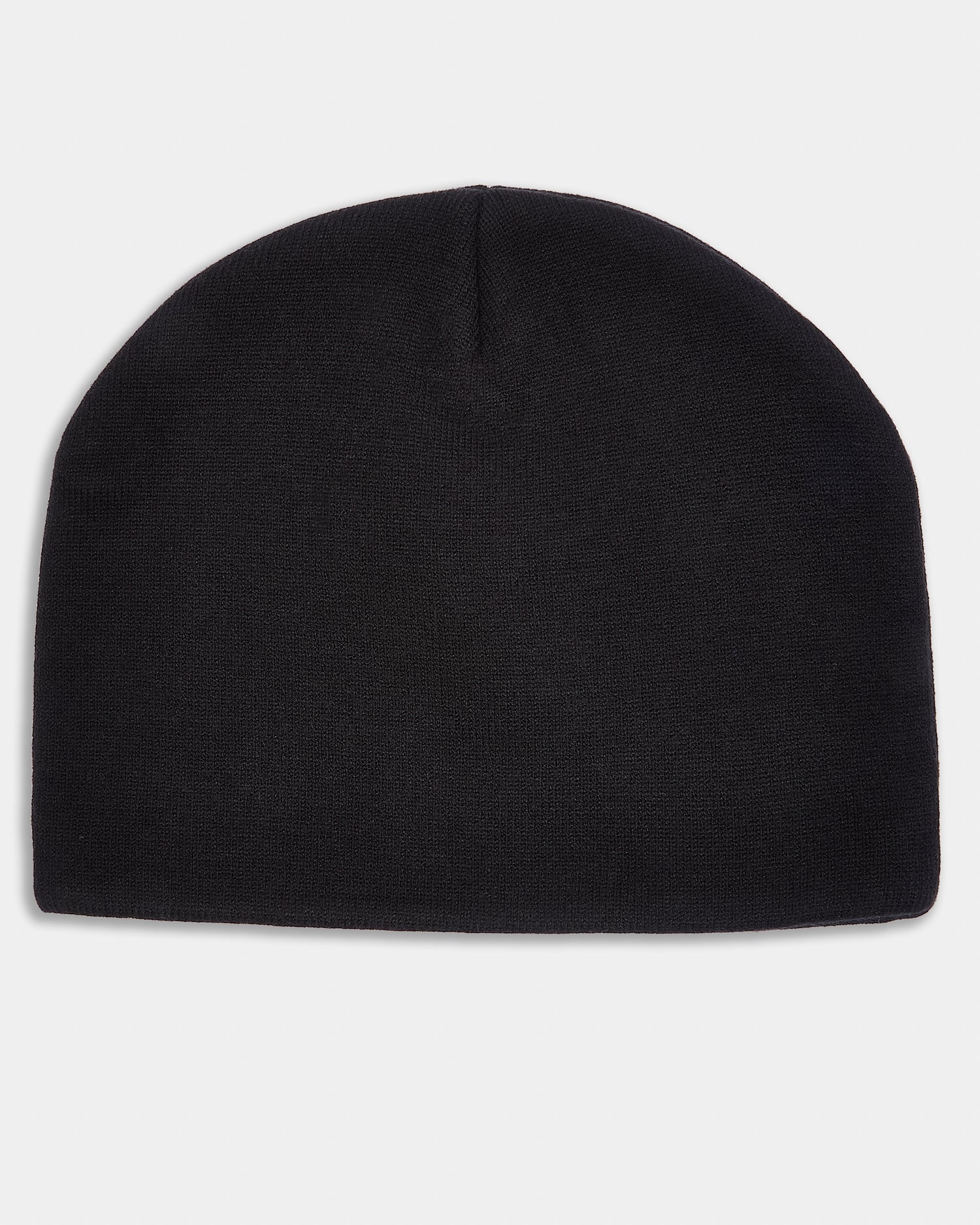 Curve Skull Beanie - Black/White