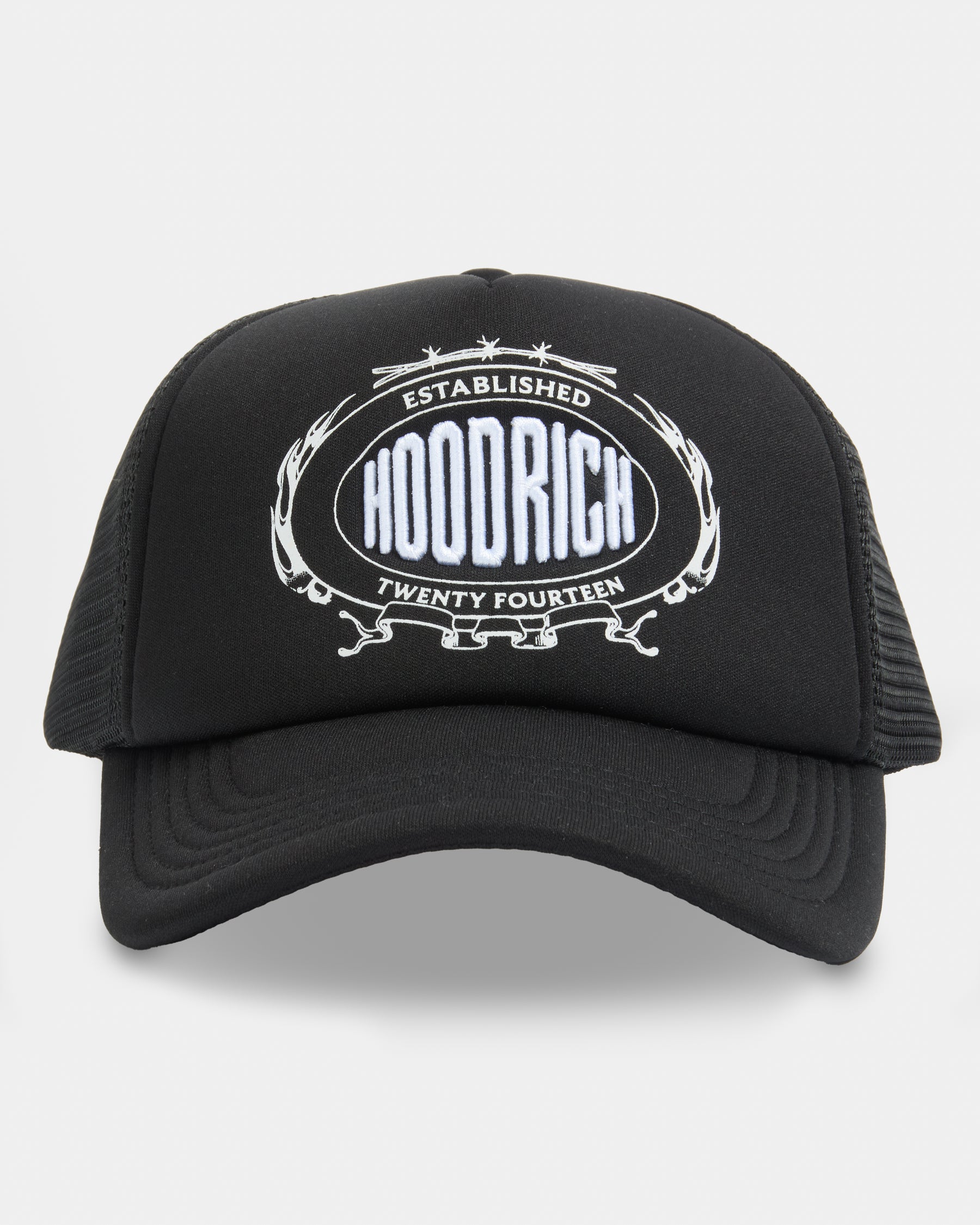 Noir Trucker Cap - Black/White