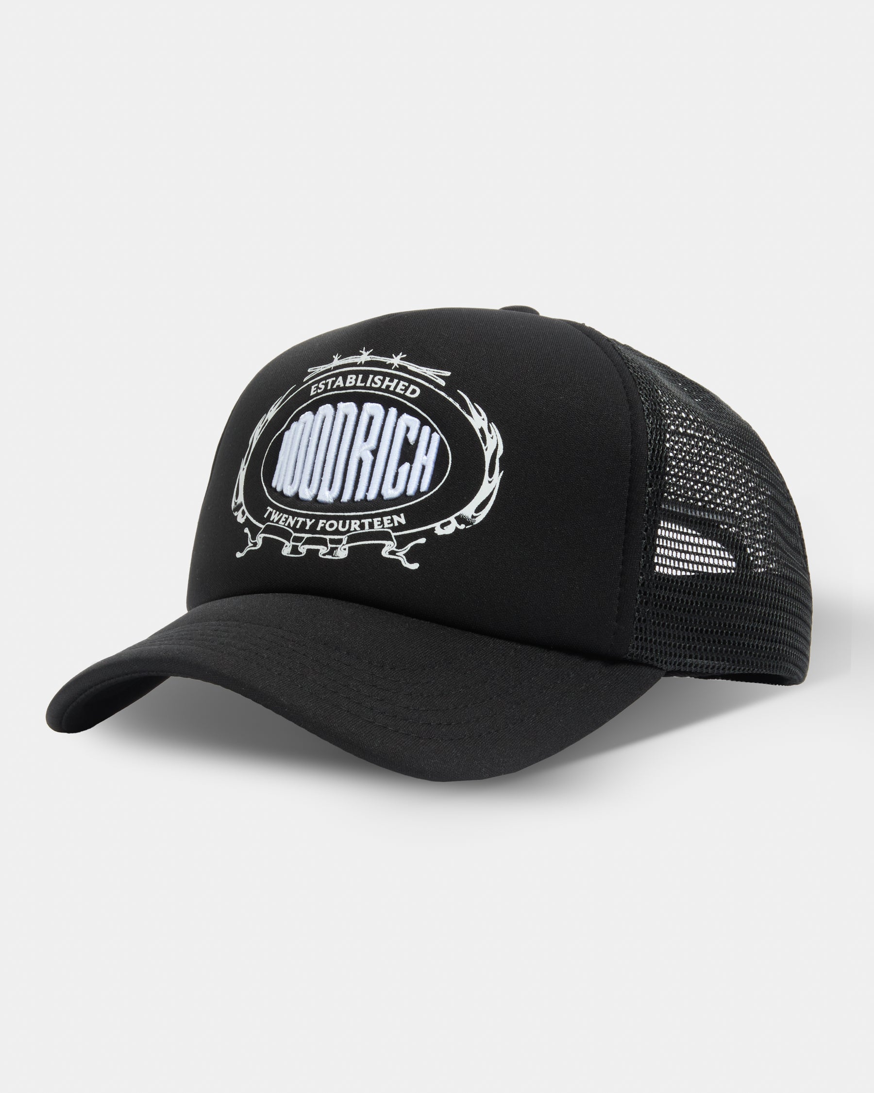 Noir Trucker Cap - Black/White