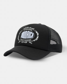 Noir Trucker Cap - Black/White