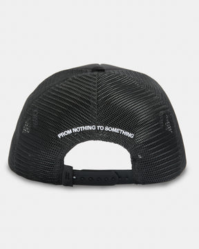 Noir Trucker Cap - Black/White
