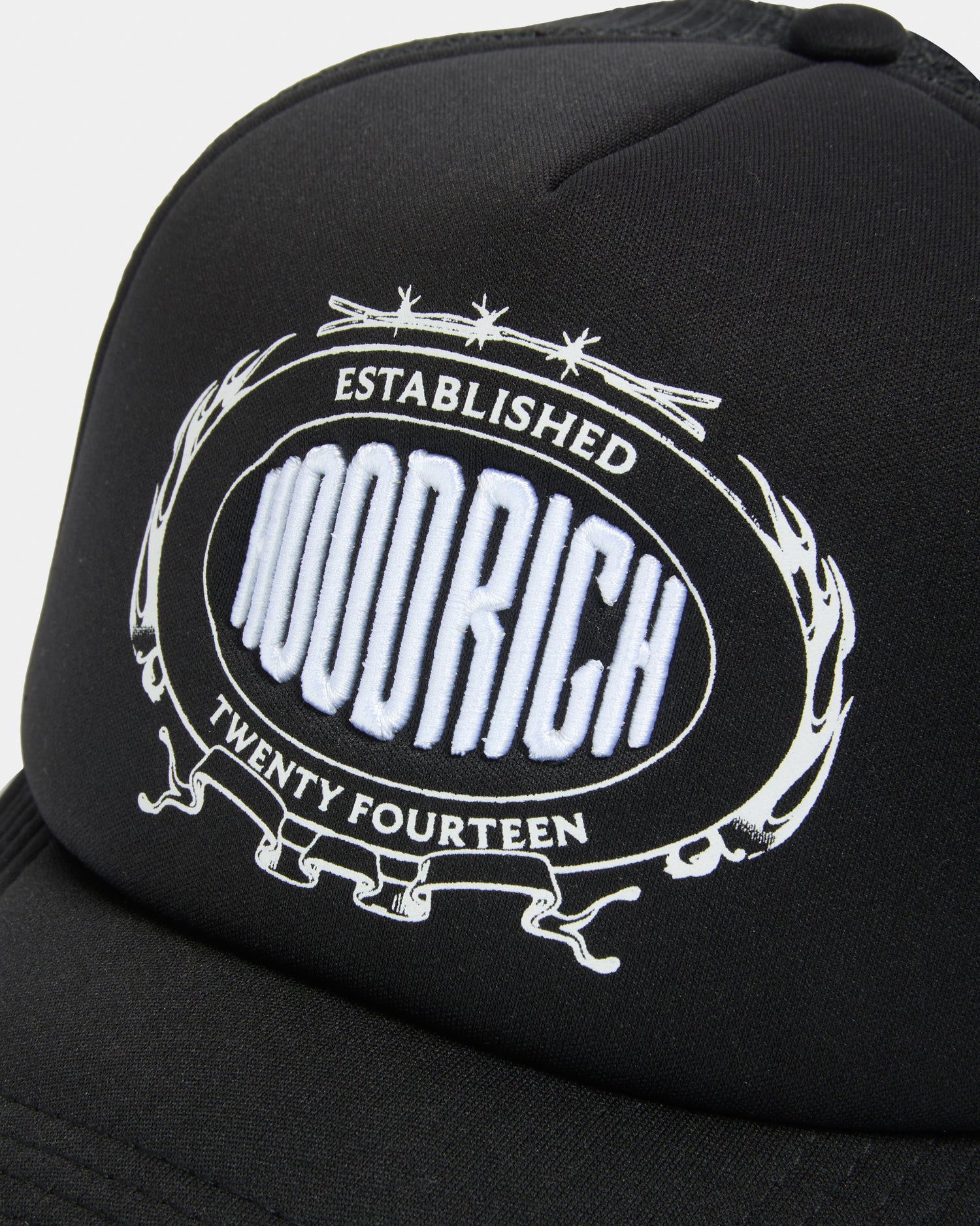 Noir Trucker Cap - Black/White