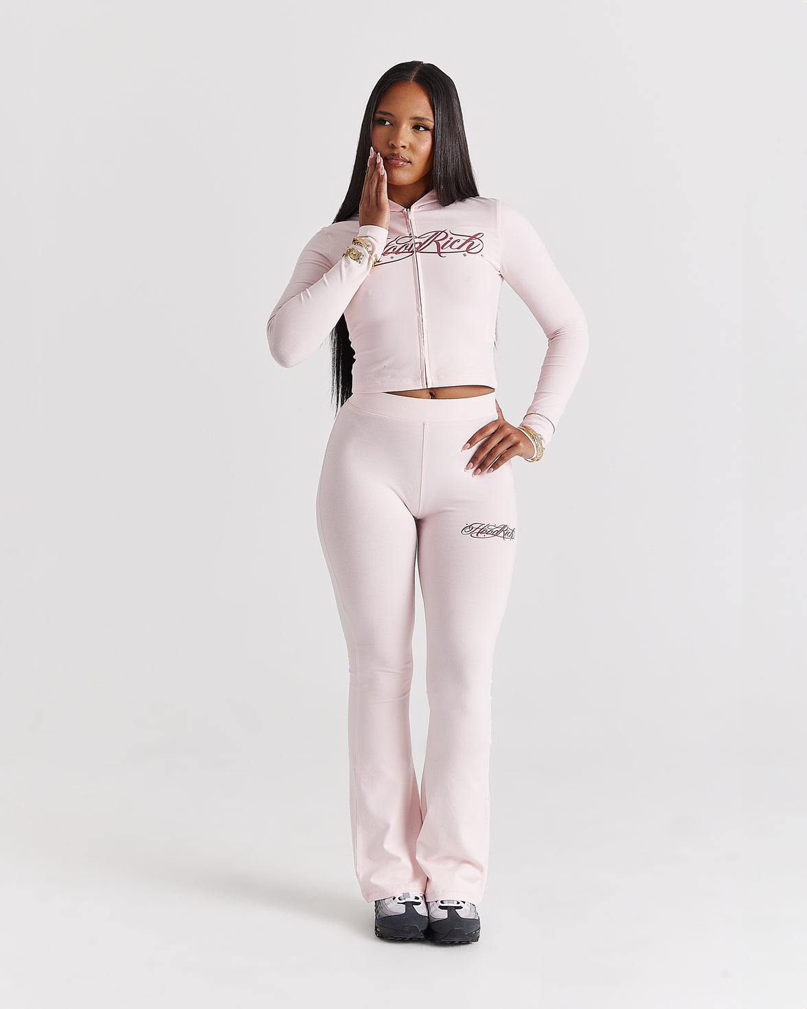 Solace Flare Leggings - Pink