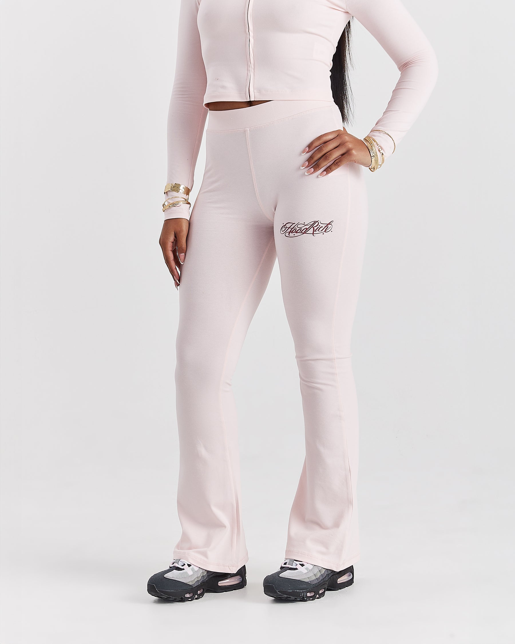 Solace Flare Leggings - Pink