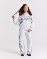 Solace Wide Leg Joggers - Light Grey