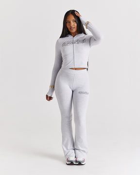 Solace Flare Leggings - Light Grey