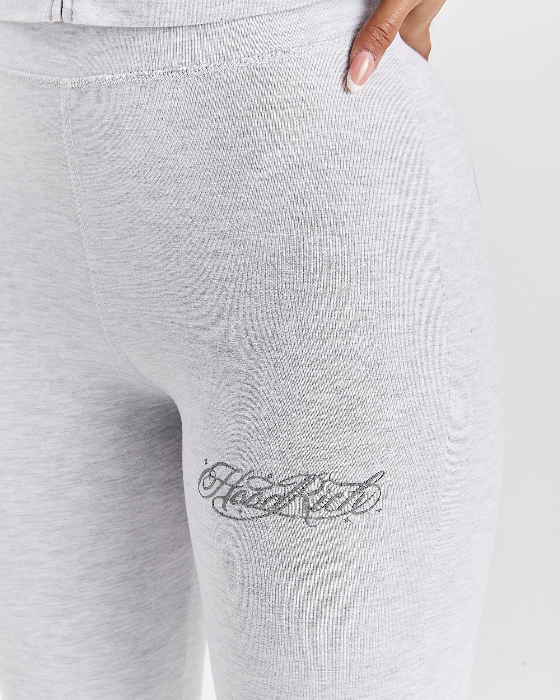 Solace Flare Leggings - Light Grey