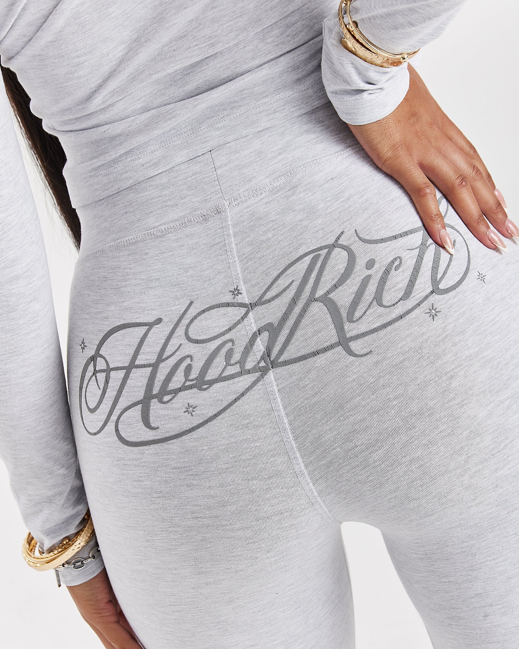 Solace Flare Leggings - Light Grey