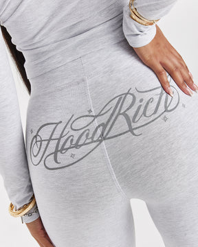 Solace Flare Leggings - Light Grey
