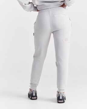 Calor Slim Joggers - Light Grey/Pink