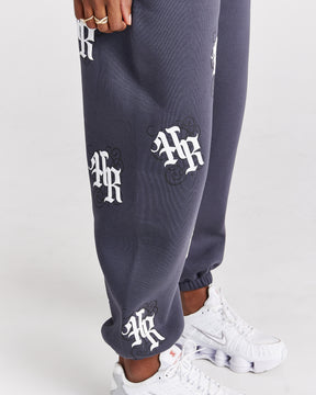 Onyx Oversized Joggers - Grey/White
