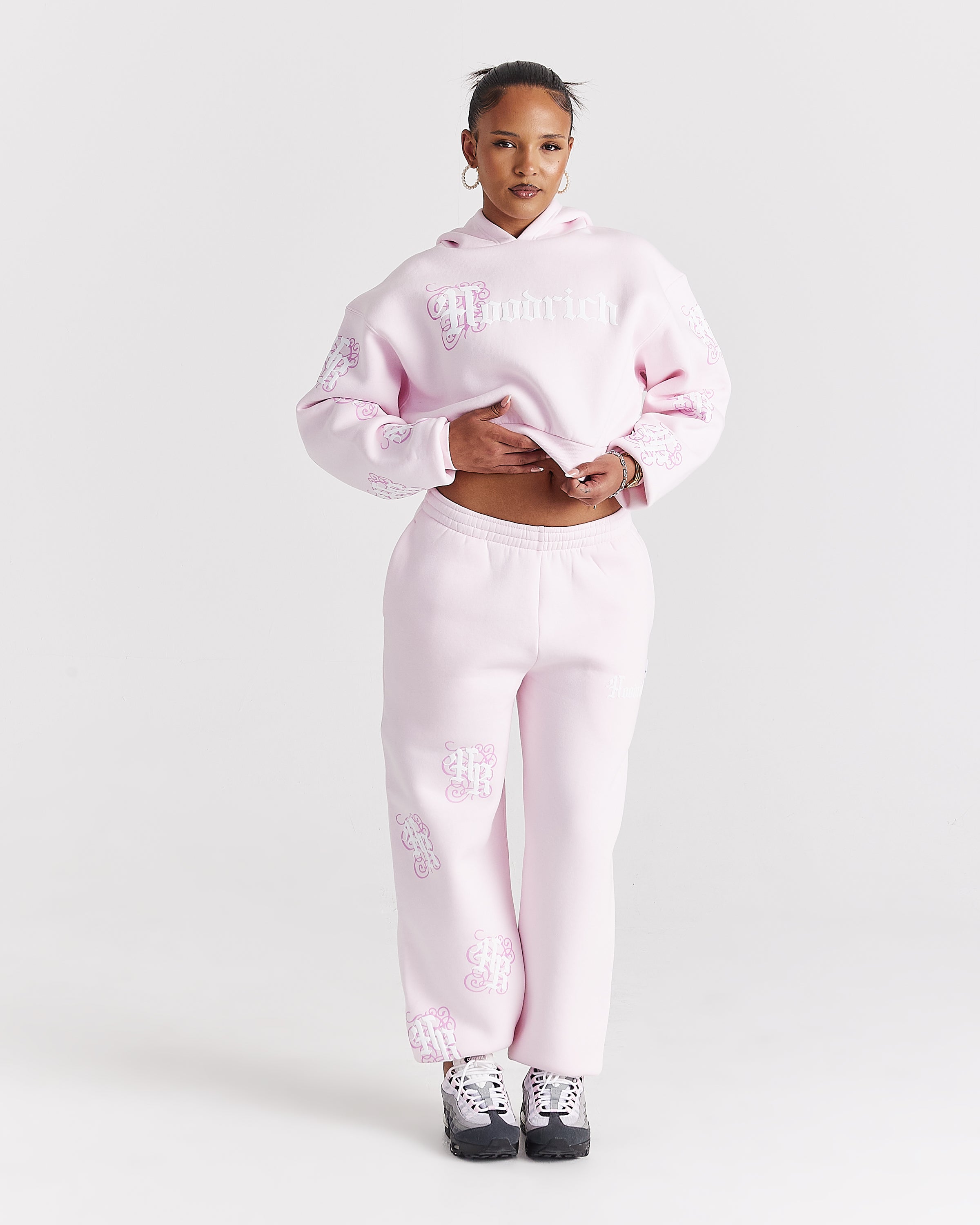 V Neck Champion Sweater Cropped Que Es Juicy Couture Pink Lemonade