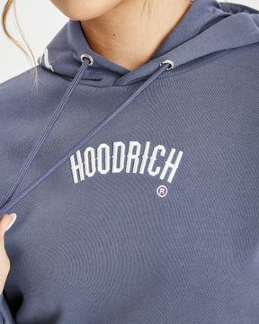 Calor Cropped Hoodie - Navy