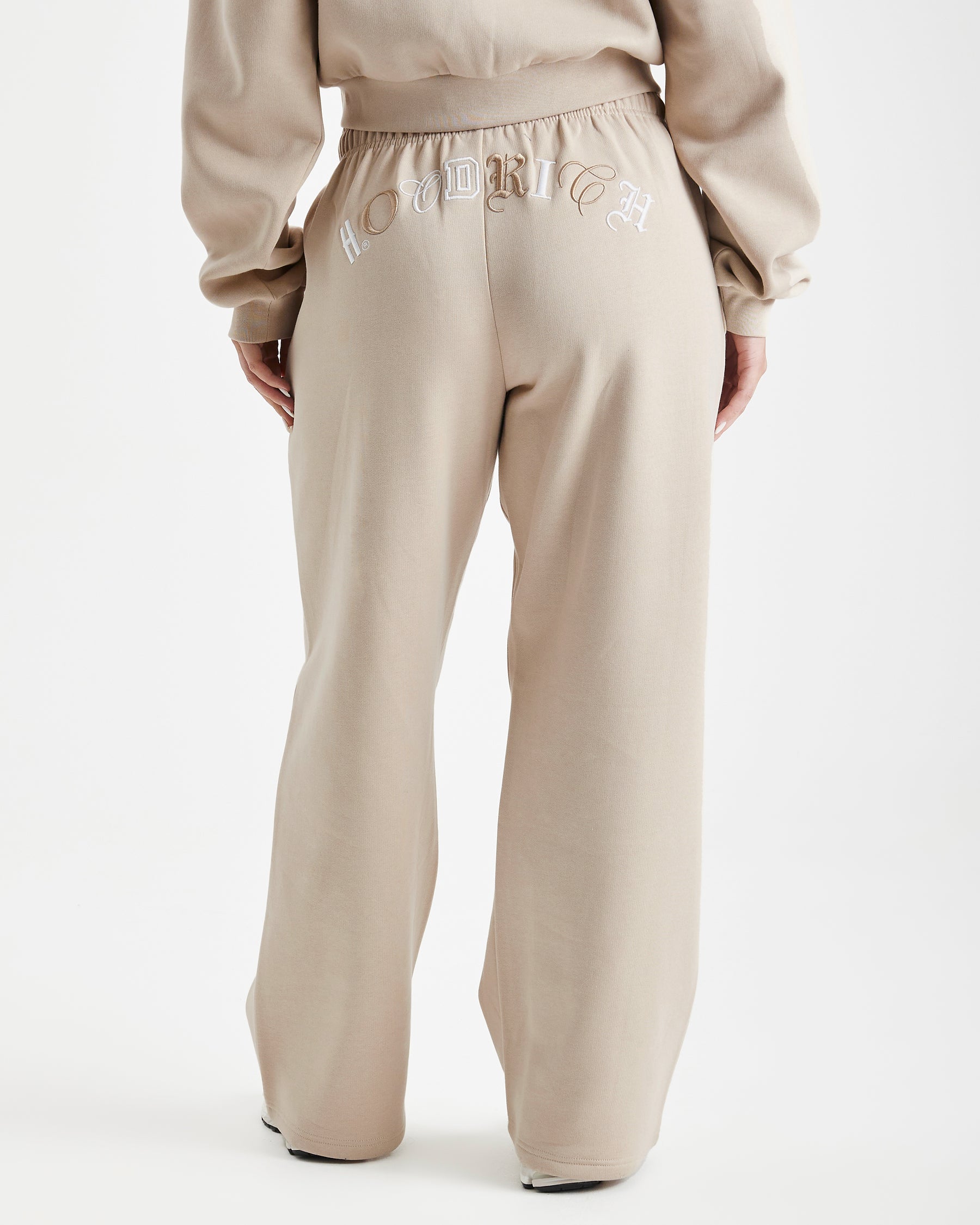 Calor Wide Leg Joggers - Beige