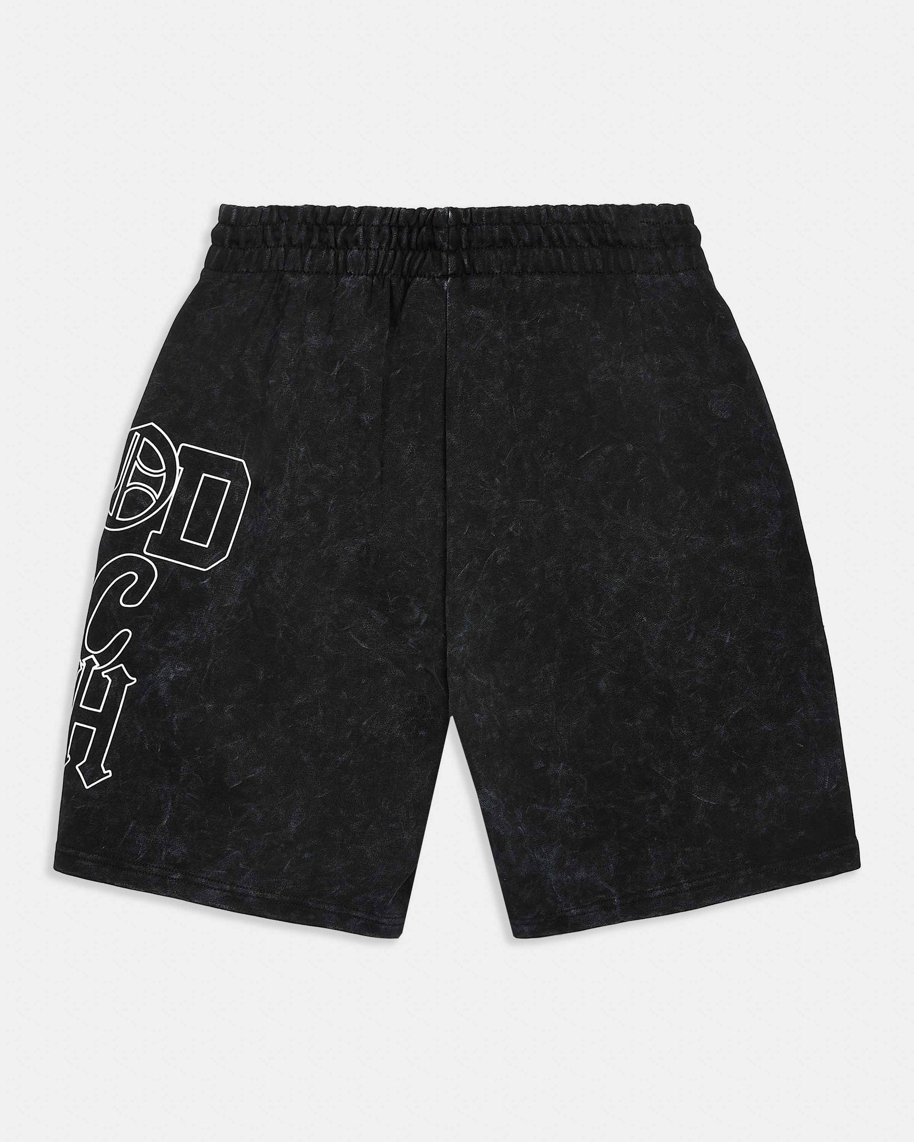 Ritual Crown Oversized Shorts - Black/White