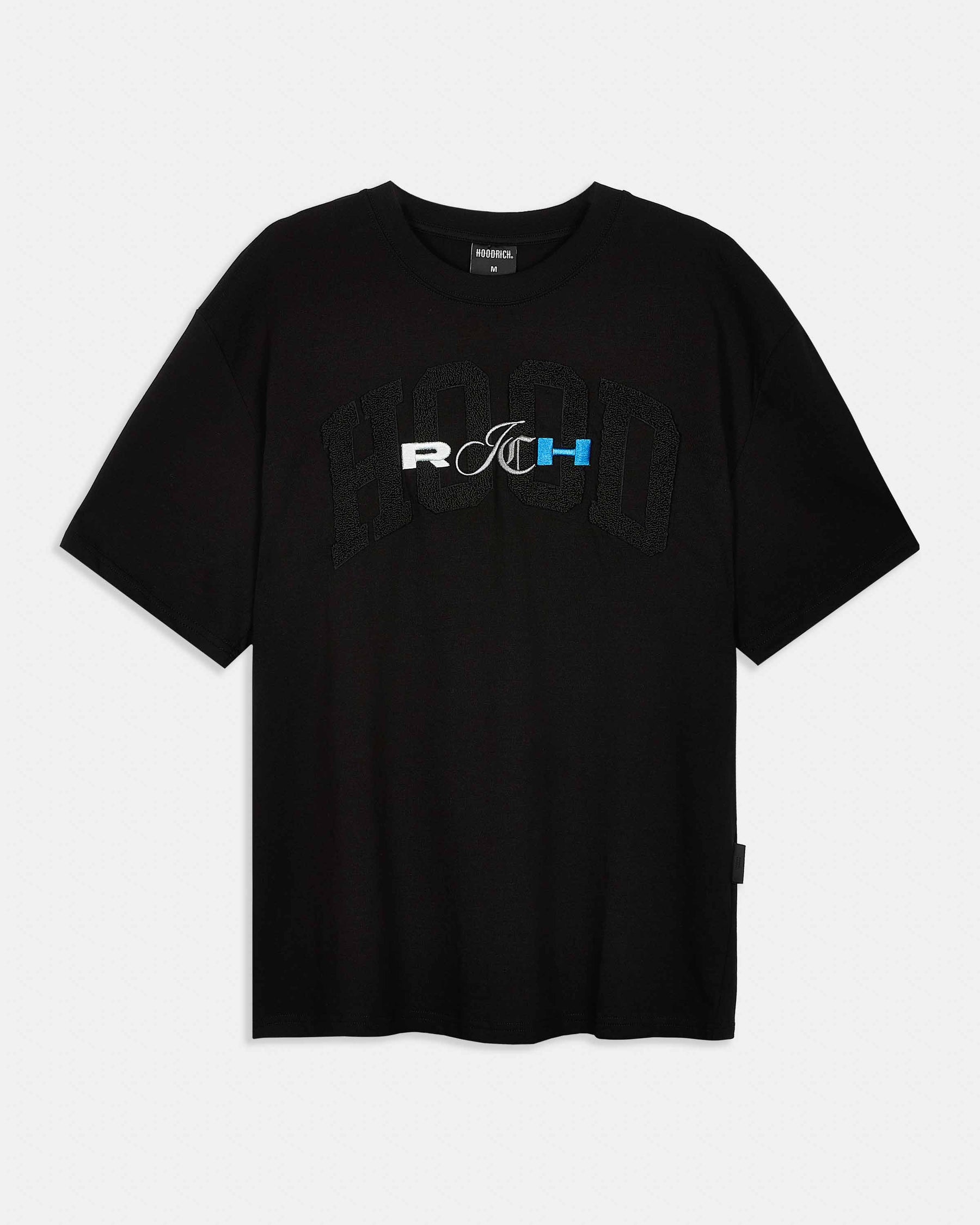 Merit Oversized T-Shirt - Black/Blue
