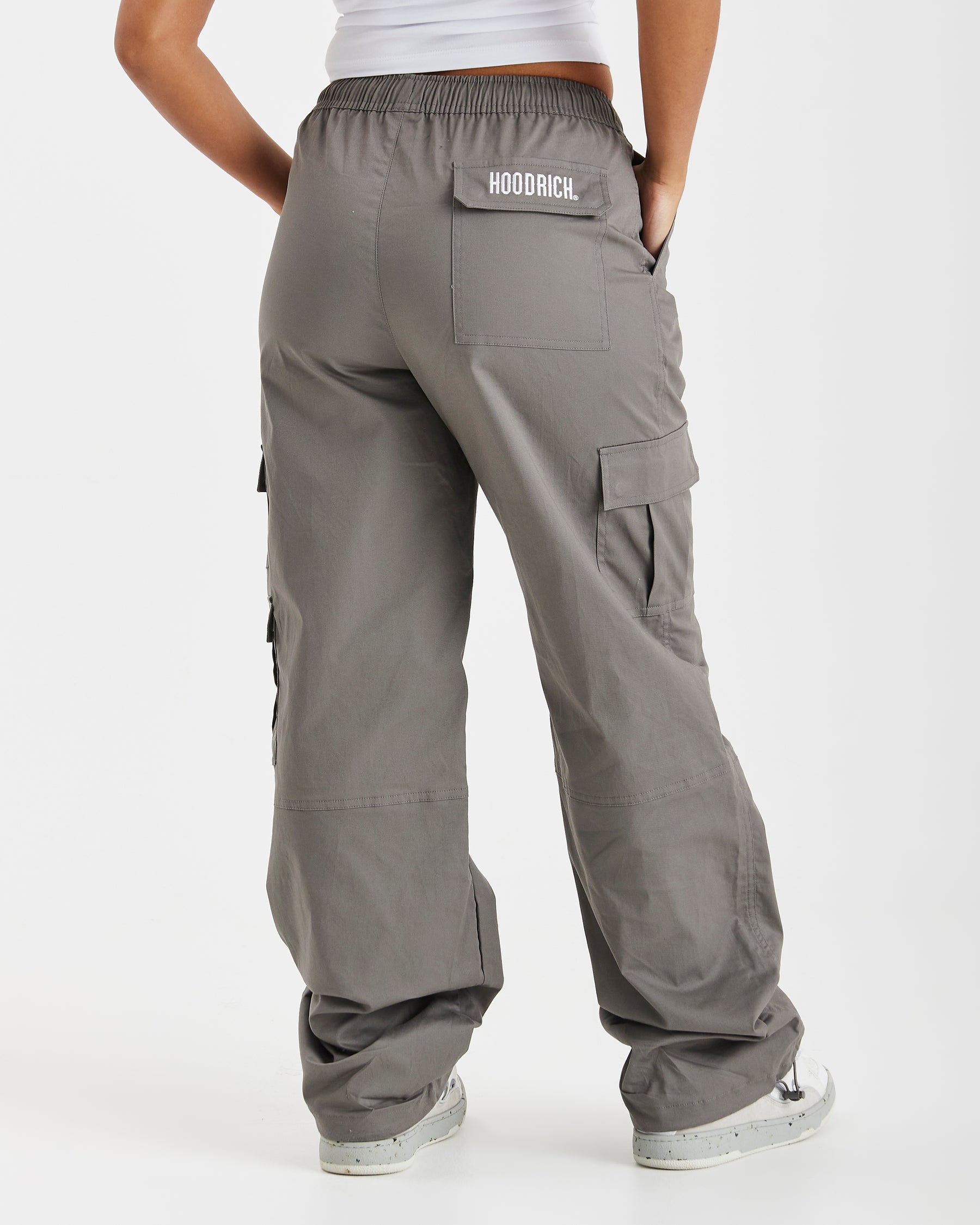 Combat Cargo Pants  - Grey/White