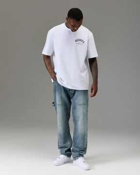 The Winner's Circle Oversized T-Shirt - White/Blue