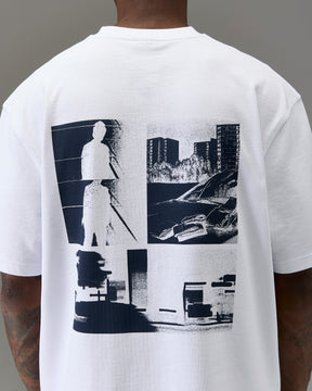 The Winner's Circle Oversized T-Shirt - White/Blue