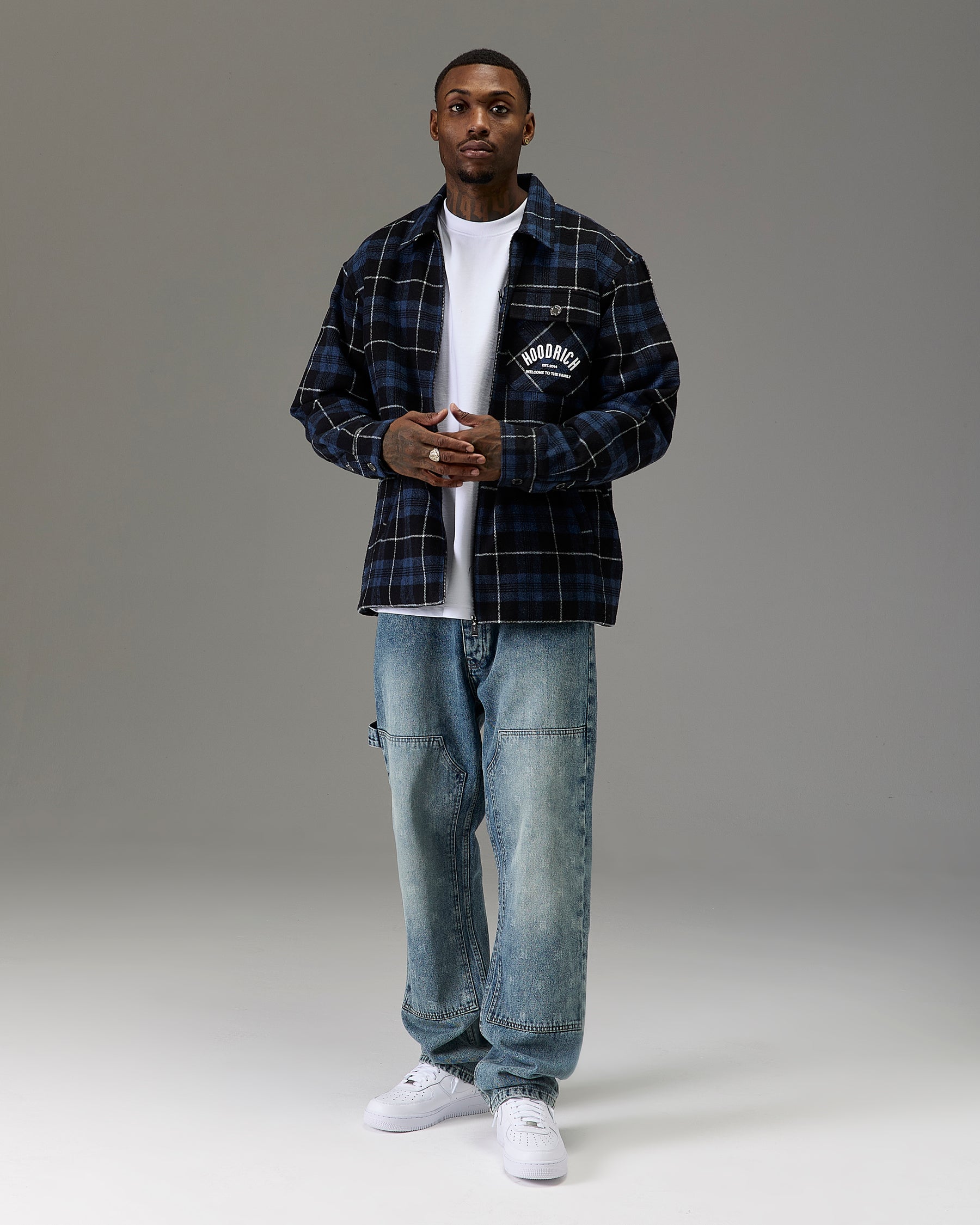 The Winner's Circle Checked Shirt - Blue/Grey