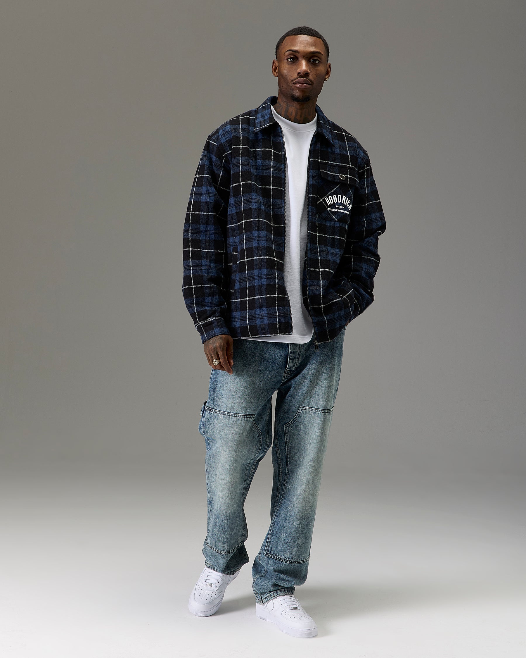The Winner's Circle Checked Shirt - Blue/Grey