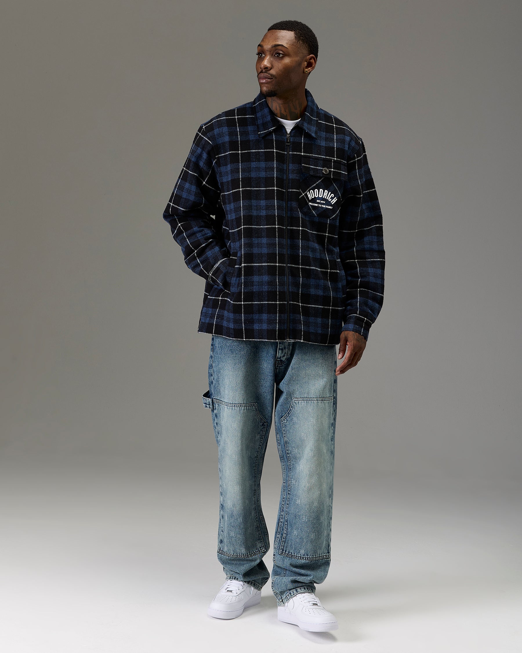 The Winner's Circle Checked Shirt - Blue/Grey