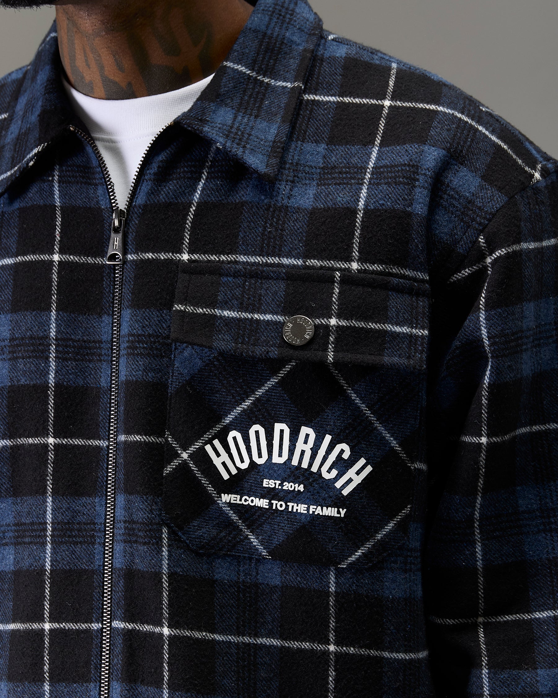 The Winner's Circle Checked Shirt - Blue/Grey