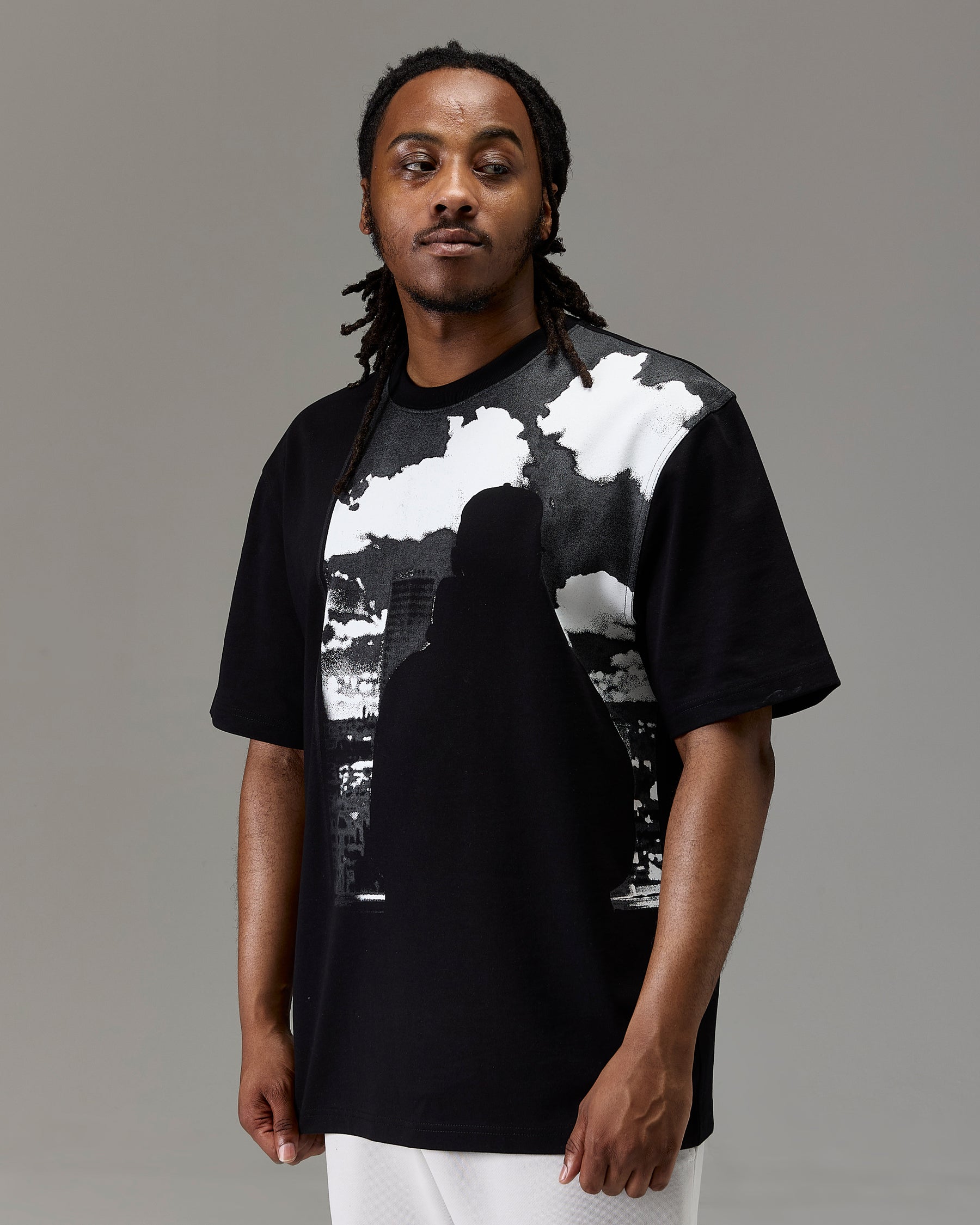 The Winner's Circle Oversized T-Shirt - Black/White