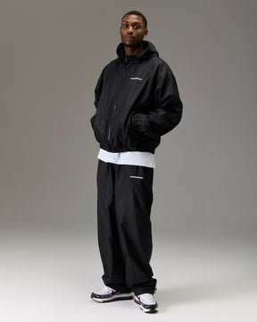 The Winner's Circle Ripstop Woven Jacket - Black/White