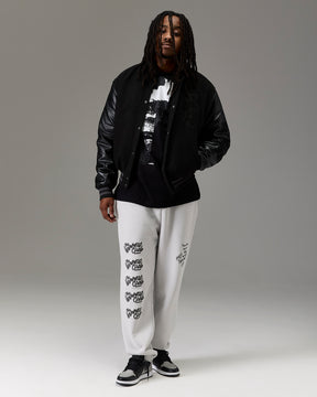 The Winner's Circle Varsity Jacket - Black